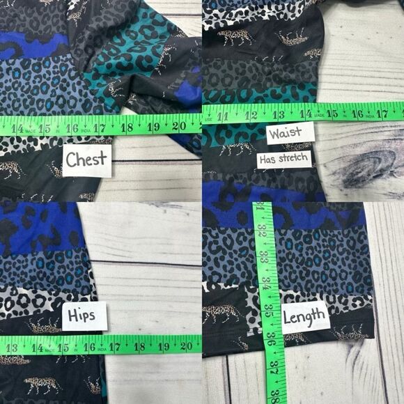 NWT! Victoria’s Secret Dress Open Back Exotic Animal Print Multicolored Size Med - Picture 5 of 11